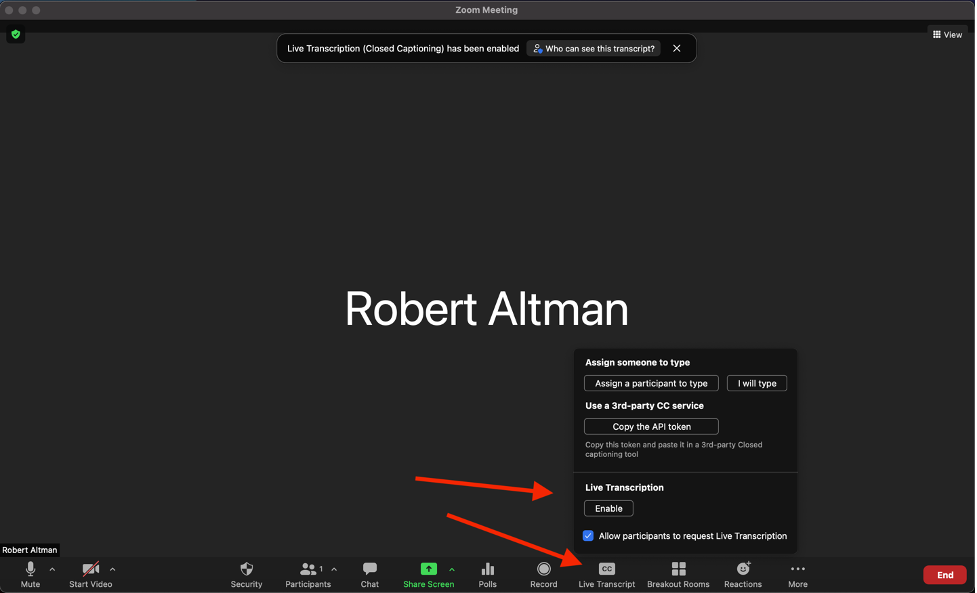 Using live captioning for an inclusive Zoom experience Becker