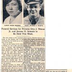 1942 St. Louis Post-Dispatch newspaper clipping on Rieper