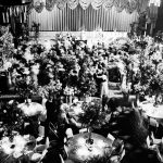 The Khorassan Room at the Chase-Park Plaza Hotel decorated for the 1982 Clover Ball