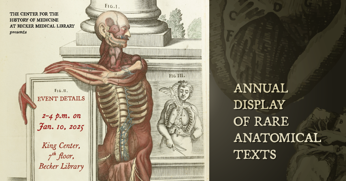 Annual Display of Rare Anatomical Texts 2025 event