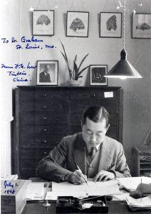 Ying-Kai Wu in his office, 1948.