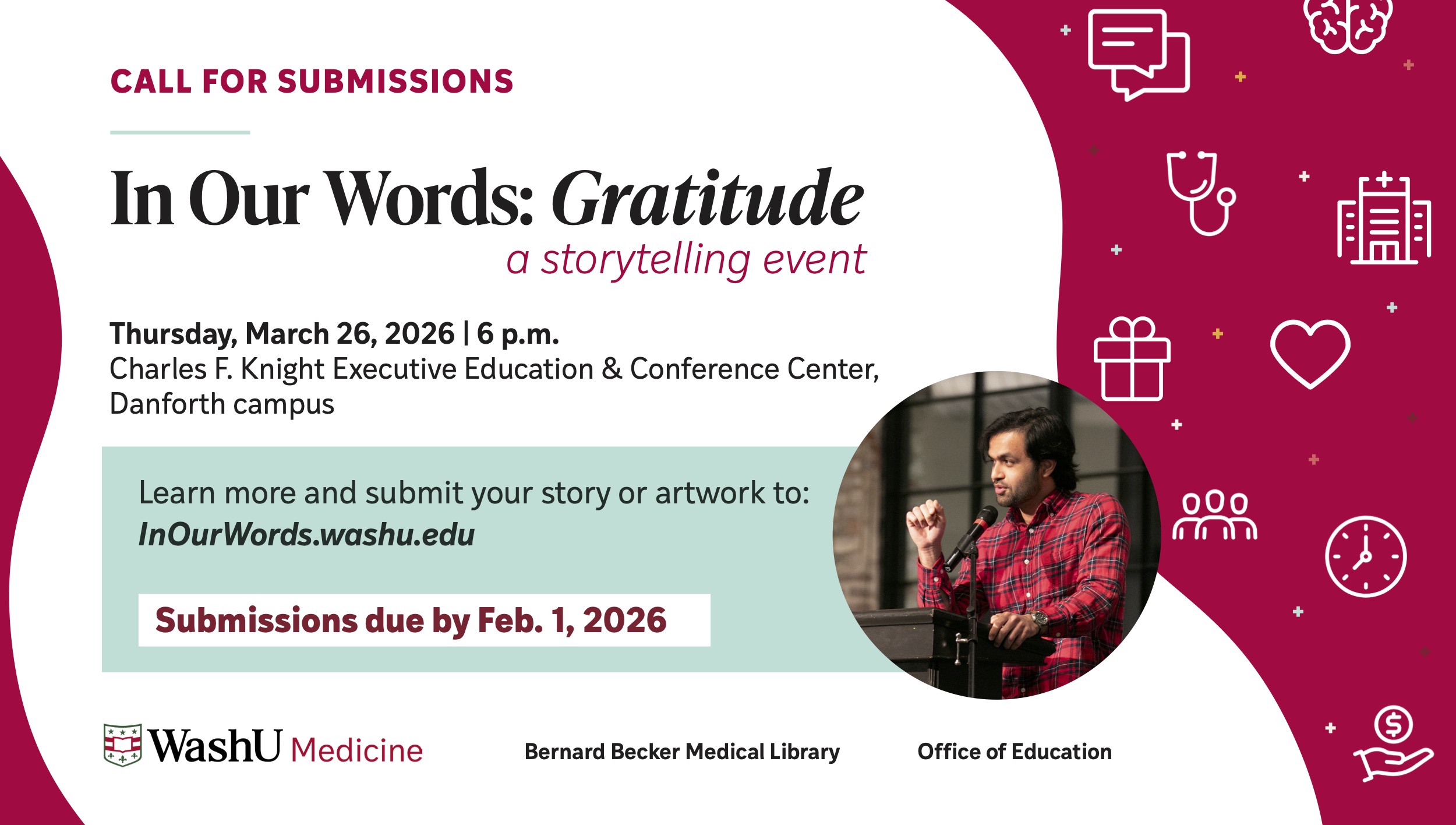 In Our Words call for submission information