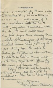 Letter from Philip Moen Stimson to Borden S. Veeder, 7 July 1916.