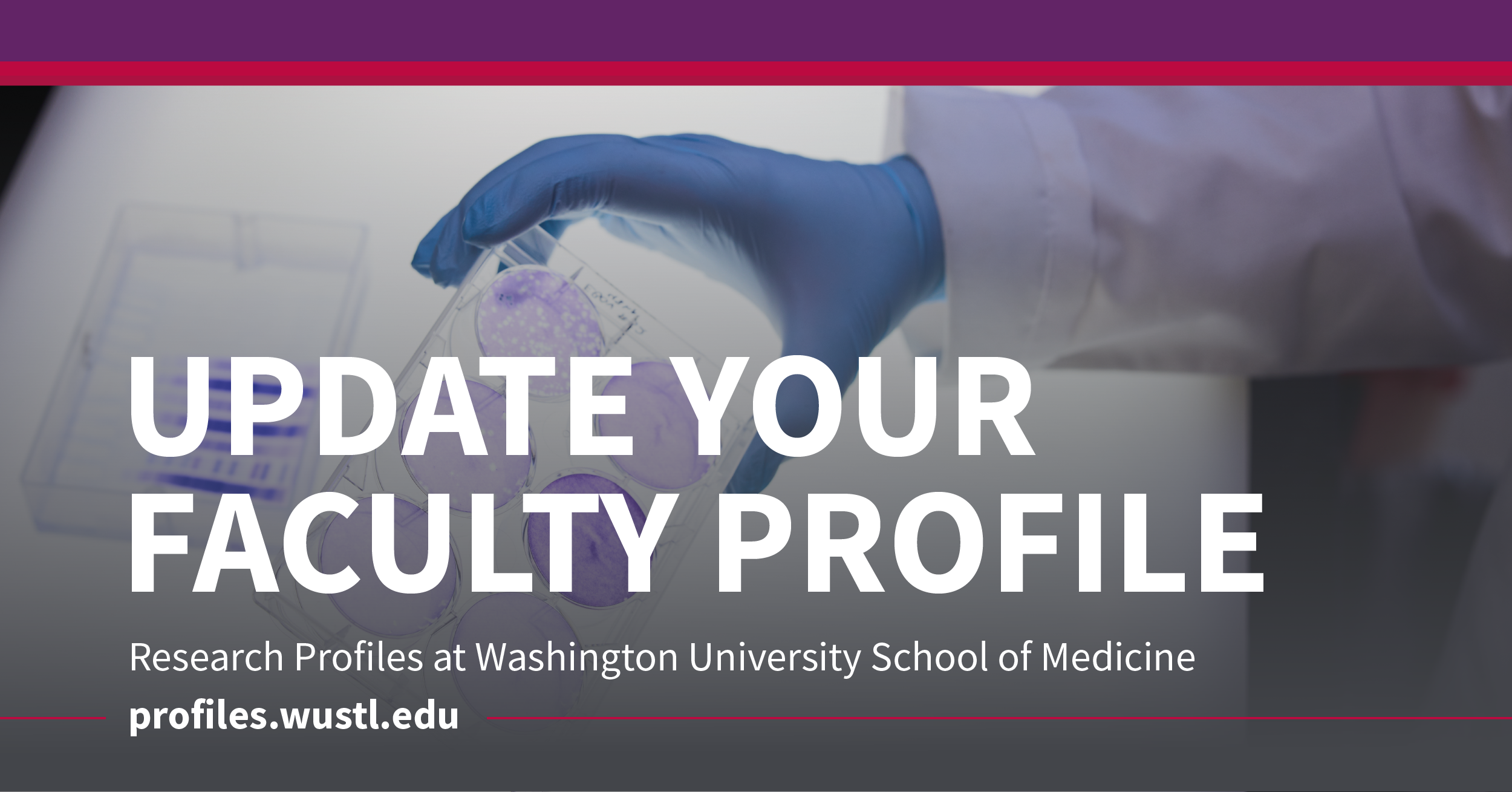 Update your faculty profile
