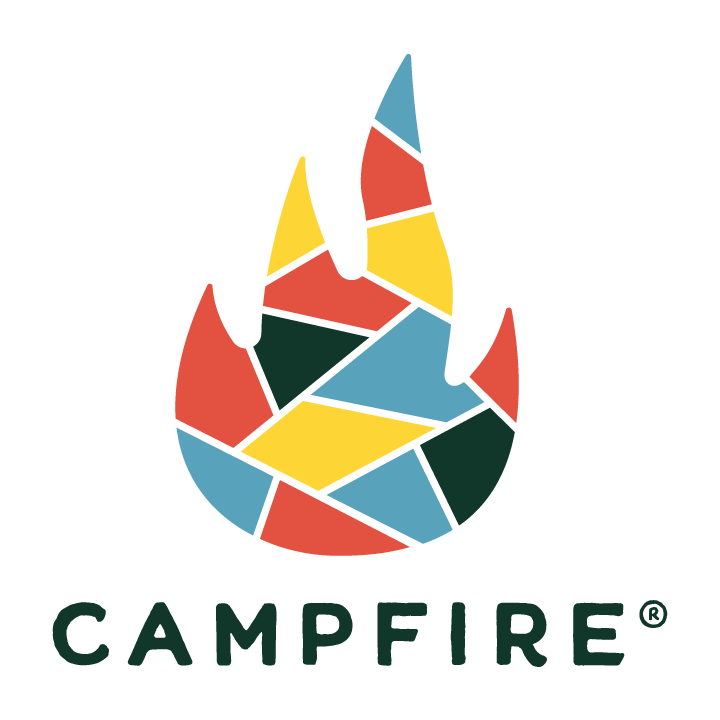 colorful fire logo with "Campfire" underneath