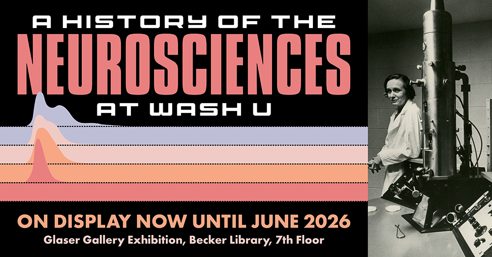 Larger banner for neurosciences exhibit