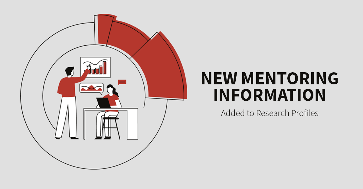 New Mentoring Information Added to Research Profiles