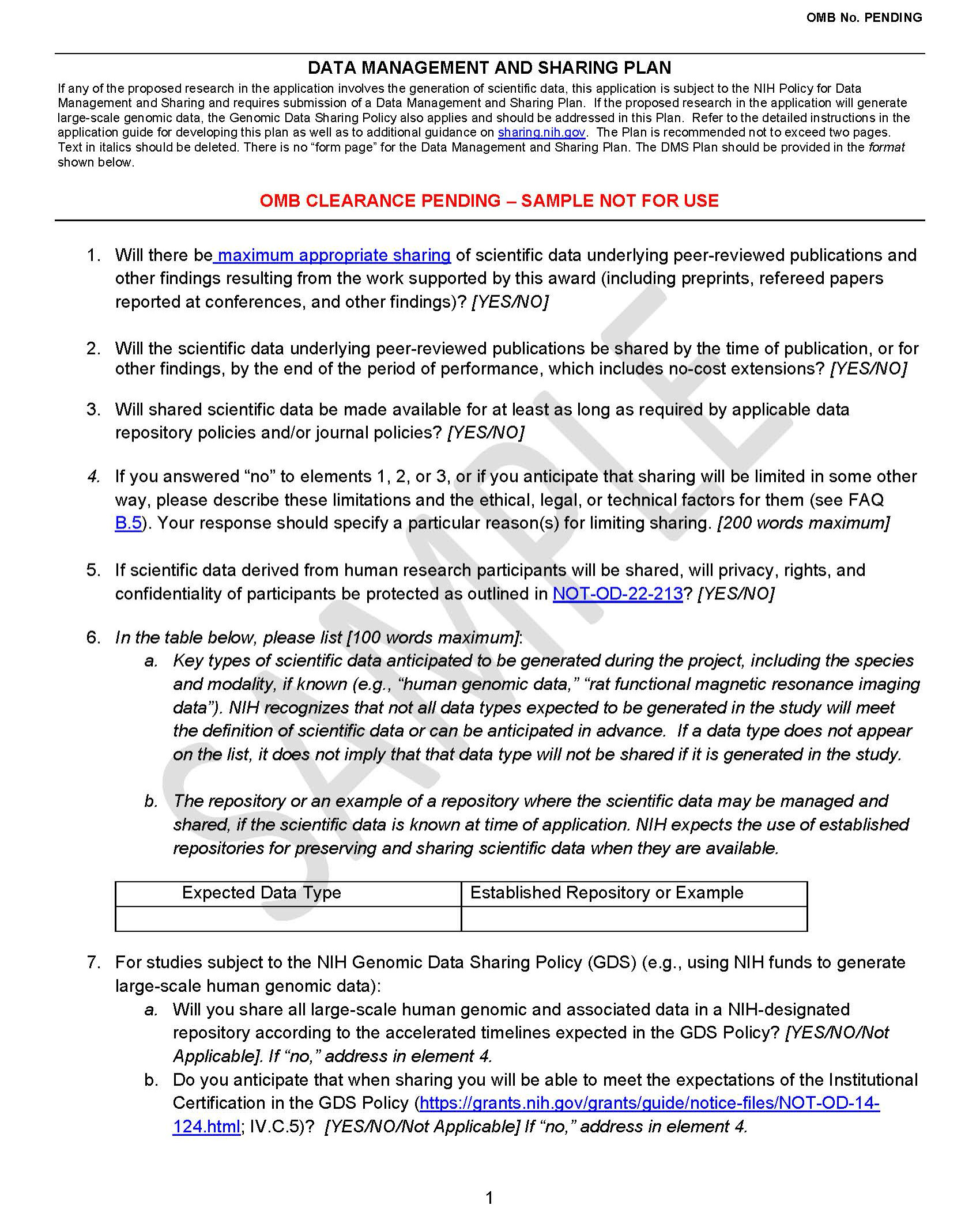 NIH DMS Plan Format Updates, 2026 Edition: What to Know – Becker ...