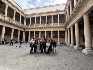 Group photo in Padua Courtyard