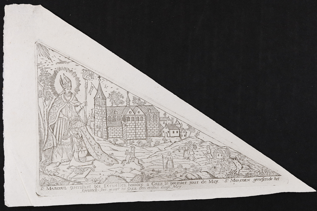 Pennant showing Divine Touch